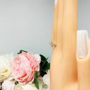 Asscher Near Colorless 2 Carat CZ Engagement Ring
