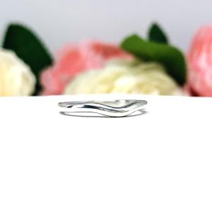 Slightly Curved Wedding Band