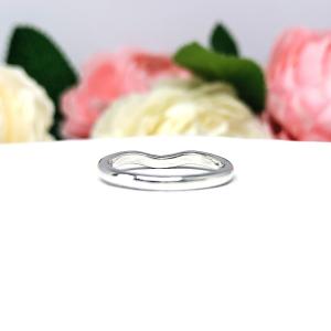 Slightly Curved Wedding Band