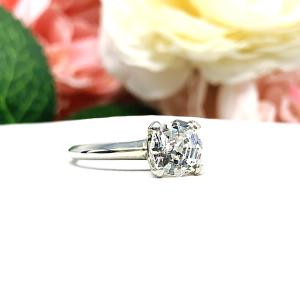 8mm Web Cut Cubic Zirconia Engagement Ring SIZE 9 FINAL SALE