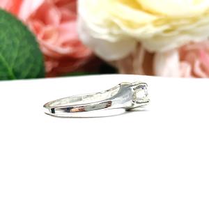 7x5mm Elongated Asscher Cubic Zirconia Engagement Ring SIZE 7 FINAL SALE