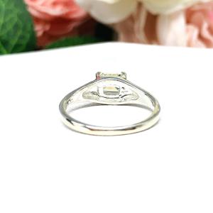 7x5mm Elongated Asscher Cubic Zirconia Engagement Ring SIZE 7 FINAL SALE