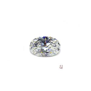 Elongated Oval  Near Colorless Cubic Zirconia Loose 12x8mm (3.5 carats) Skinny Oval Diamond Simulant