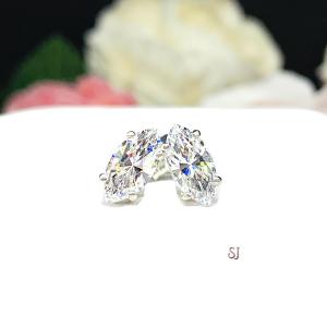 10x5mm Marquise Cubic Zirconia Stud Earrings FINAL SALE