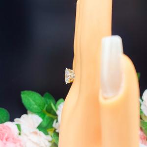 Marquise Round Accents Cubic Zirconia Engagement Ring