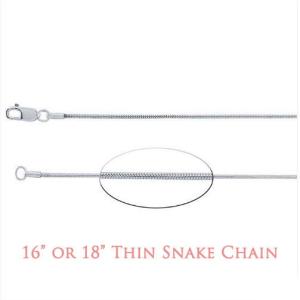10mm Trillion Cubic Zirconia Pendant With Optional Chain FINAL SALE