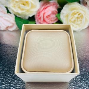 Ring Gift Presentation Box - Shimmer champagne color - Includes ivory color outer box