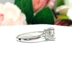 Natural Round White Topaz with Accents Ring SIZE 7 FINAL SALE