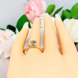 Cushion 6mm CZ Engagement Ring