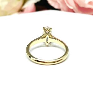 10x5mm Marquise Moissanite 10k Yellow Gold Engagement Ring Size 6 FINAL SALE