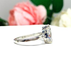 Marquise Cubic Zirconia Lab Blue Sapphire Accents Engagement Ring