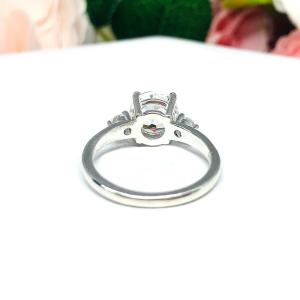 Natural Round White Topaz with Accents Ring SIZE 7 FINAL SALE