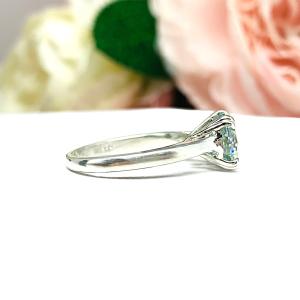 Steel Blue Moissanite Engagement Ring - Authentic 10.5mm (4.41 cts) moissanite - Sterling silver setting