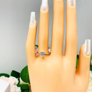 Cushion 6mm CZ Engagement Ring