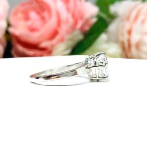 Heart Cubic Zirconia Six Prong Engagement Ring