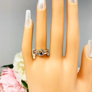 November Birthstone Golden Citrine Stacking Ring