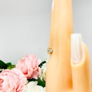 Canary Marquise CZ Engagement Ring Round Accents Sterling Silver