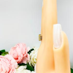 Canary Yellow Oval CZ Engagement Ring 6 Prong