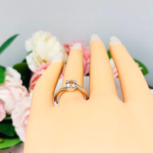 6mm Natural White Topaz Trillion Bypass Ring SIZES 7 AND 8 FINAL SALE