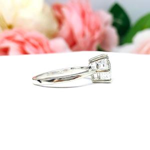 Natural White Topaz Heart Ring Size 6 FINAL SALE