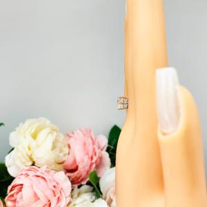Natural White Topaz Heart Ring Size 6 FINAL SALE