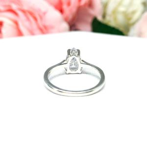 Pear Cubic Zirconia 9x6mm Engagement Ring SIZE 6 FINAL SALE