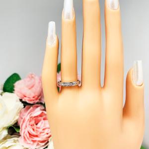 Round 2mm Cubic Zirconia Channel Set Wedding Band