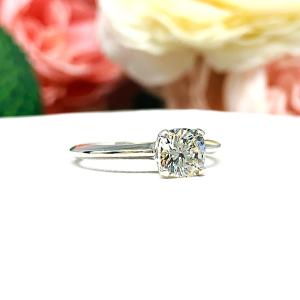 Cushion 6mm CZ Engagement Ring
