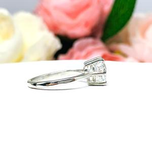 Heart 8mm Near Colorless Cubic Zirconia Engagement Ring SIZE 6 FINAL SALE