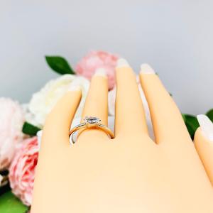 Marquise CZ East West Stacking Engagement Ring