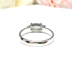 Marquise CZ East West Engagement Ring