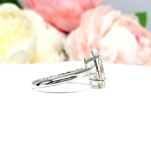 Marquise Near Colorless 14x7mm Cubic Zirconia Engagement Ring RING SIZE 8.75 FINAL SALE