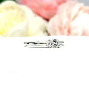 Marquise CZ East West Stacking Engagement Ring