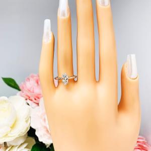 Marquise Near Colorless 10x5mm Cubic Zirconia Engagement Ring SIZE 6.5 FINAL SALE