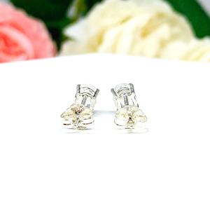 Oval Lab White Sapphire Stud Earrings