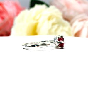 Lab Created Ruby Oval East West Horizontal Set Ring