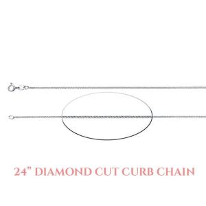 Elongated Asscher CZ Pendant Sterling Silver Necklace Near Colorless Cubic Zirconia