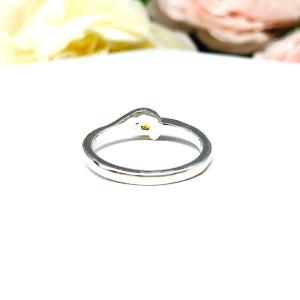 November Birthstone Golden Citrine Stacking Ring
