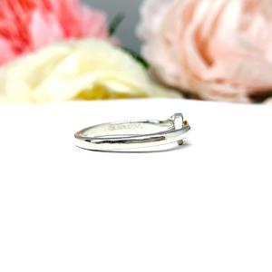 November Birthstone Golden Citrine Stacking Ring