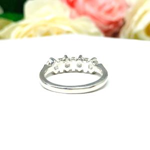 Round 4mm Cubic Zirconia Four Stone Ring