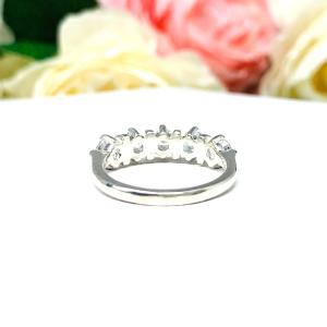 Round Cubic Zirconia 4mm Five Stone Ring