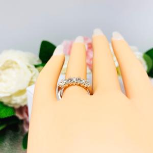 Round 4mm Cubic Zirconia Four Stone Ring