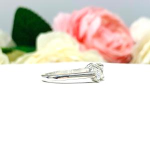Round 4mm Cubic Zirconia Four Stone Ring