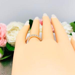 Round 2mm 7 Stone CZ Wedding Band