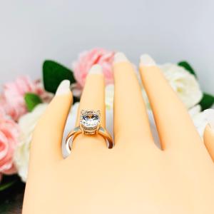 Natural White Topaz Oval Wide Band Ring Size 6 FINAL SALE