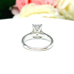 Windmill Cut Emerald Cubic Zirconia Engagement Ring Size 5.5