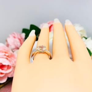 Elongated Asscher CZ East West Horizontal 8x6mm Engagement Ring Size 6