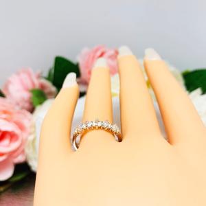 Natural Rainbow Moonstone Round Five Stone Ring FINAL SALE