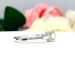 Elongated Asscher CZ East West Horizontal 8x6mm Engagement Ring Size 6