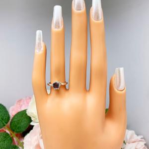 Round Lab Created Alexandrite 6 Prong Ring
